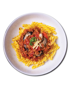 Beef Bolognese Pasta with Mushroom Ragout - REG