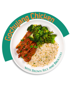 Gochujang Chicken with Basmati Rice and Broccoli - REG