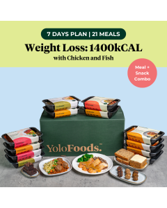 Weight Loss - 1400kcal with Chicken and Fish