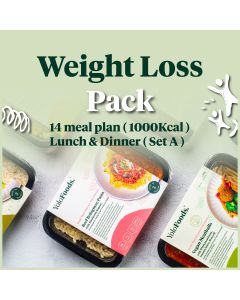 Weight Loss Pack (1000kcal) | Lunch & Dinner (Set A)