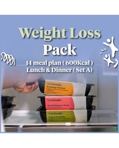 Weight Loss Pack (600kcal) |  Lunch & Dinner (Set A)