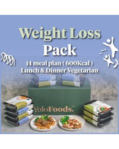 Weight Loss Pack (600kcal) | Lunch & Dinner (Vegetarian)