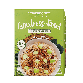 Amazin'Graze Apple Cinnamon Instant Oatmeal