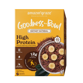 Amazin'Graze [High Protein] Chocolate Banana Instant Oatmeal