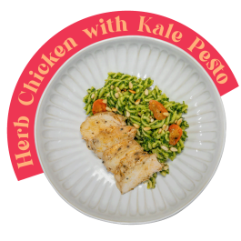 Herb Chicken w/ Kale Pesto Pasta - REG