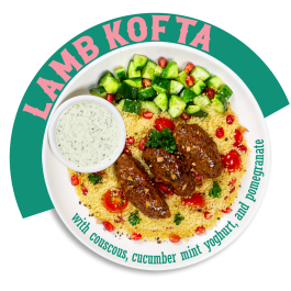 Lamb Kofta with Couscous